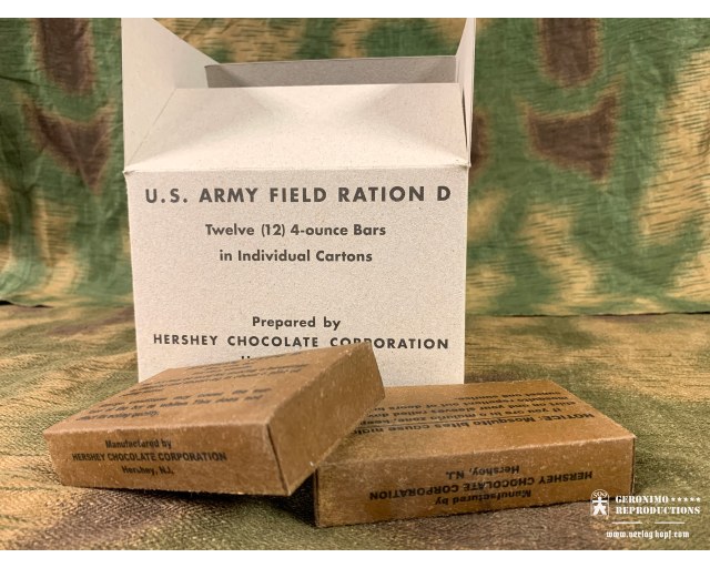 US D RATION MASTER CARTON 12x 4OZ  chocolate