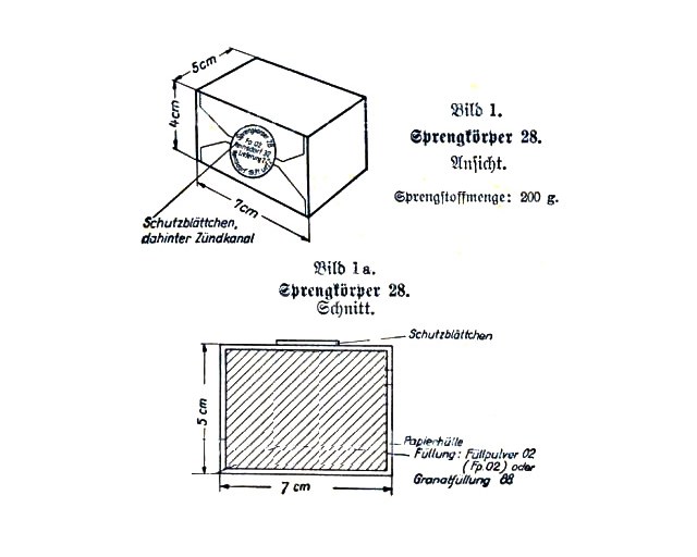 Sprengkörper 28  - dummy repro