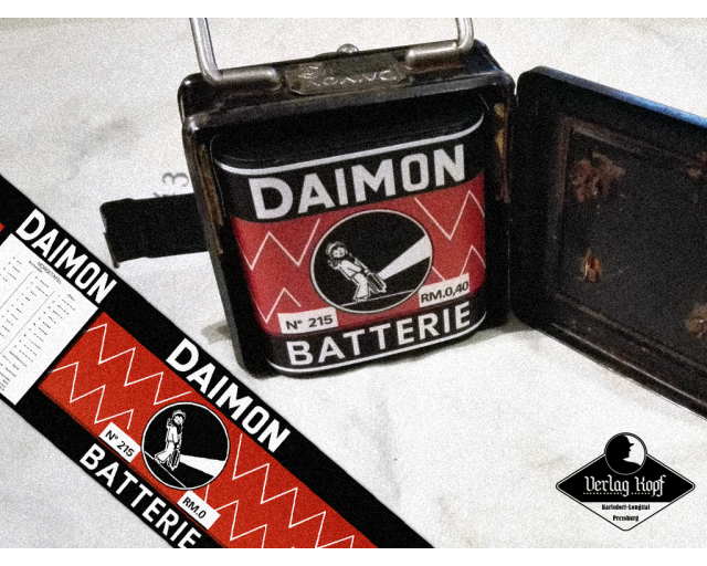 Battery label type.3 HJ morse
