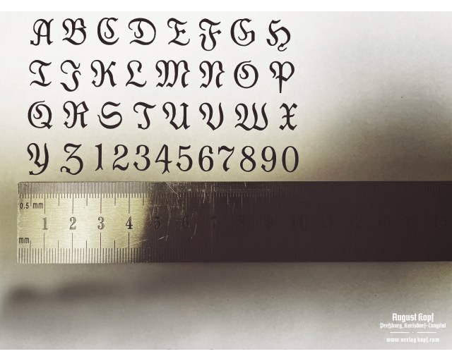 Stamp Typeset 2 Fraktur