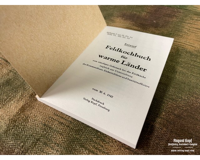 Feldkochbuch für die warmen Länder