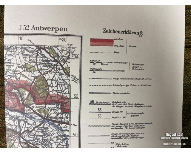 Deutsche Heereskarte Antwerpen