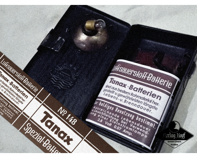 Battery label type.6 WH 1938