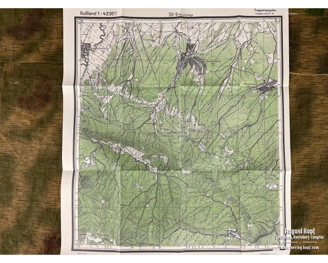 Sonderausgabe Heereskarte Maikop big set of 11 maps