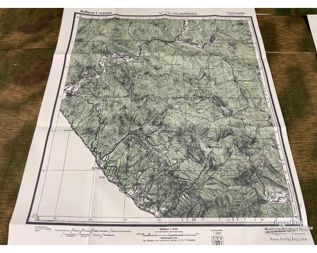 Sonderausgabe Heereskarte Maikop big set of 11 maps