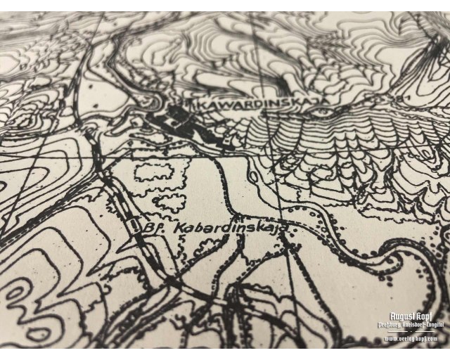 Sonderausgabe Heereskarte Maikop big set of 11 maps