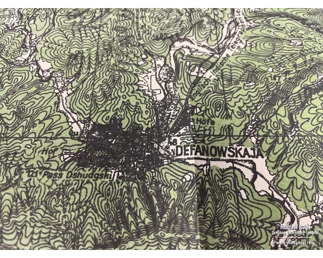 Sonderausgabe Heereskarte Maikop big set of 11 maps