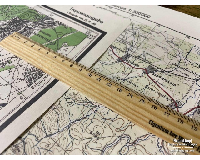 Sonderausgabe Heereskarte Maikop big set of 11 maps