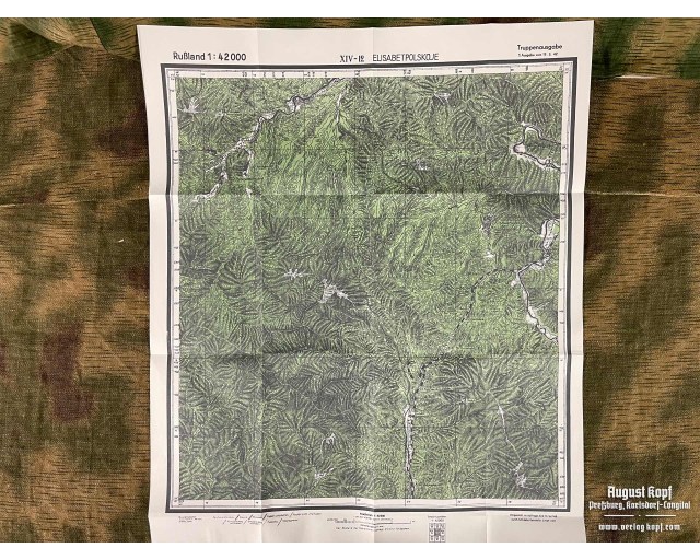 Sonderausgabe Heereskarte Maikop big set of 11 maps