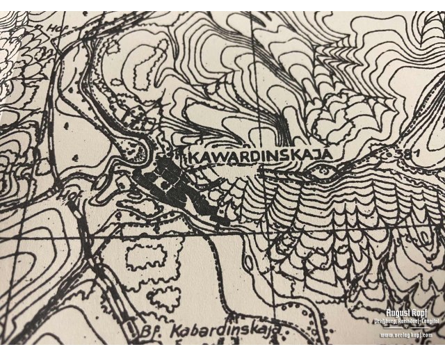 Sonderausgabe Heereskarte Maikop big set of 11 maps