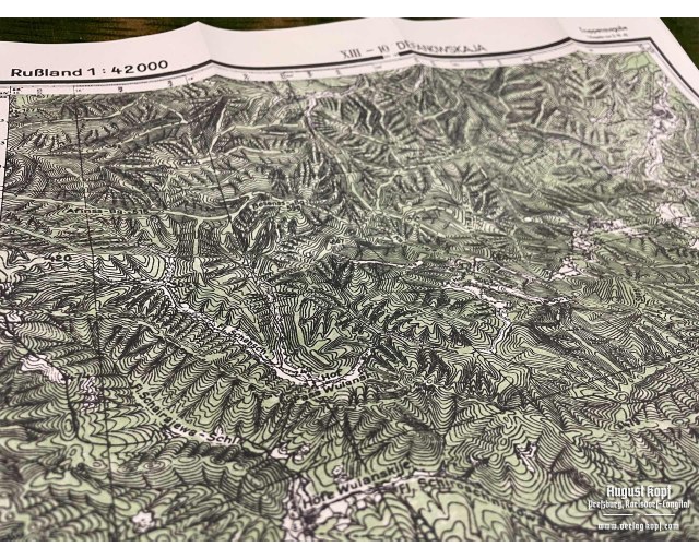 Sonderausgabe Heereskarte Maikop big set of 11 maps