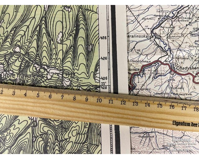 Sonderausgabe Heereskarte Maikop big set of 11 maps