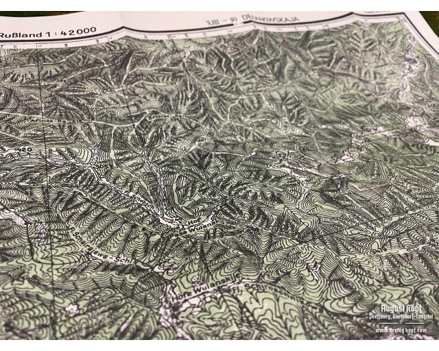Sonderausgabe Heereskarte Maikop big set of 11 maps