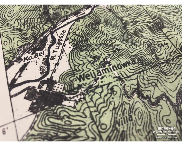 Sonderausgabe Heereskarte Maikop big set of 11 maps