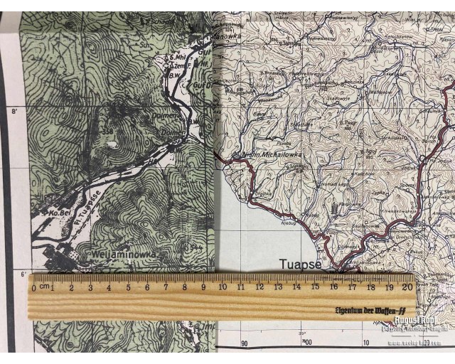 Sonderausgabe Heereskarte Maikop big set of 11 maps