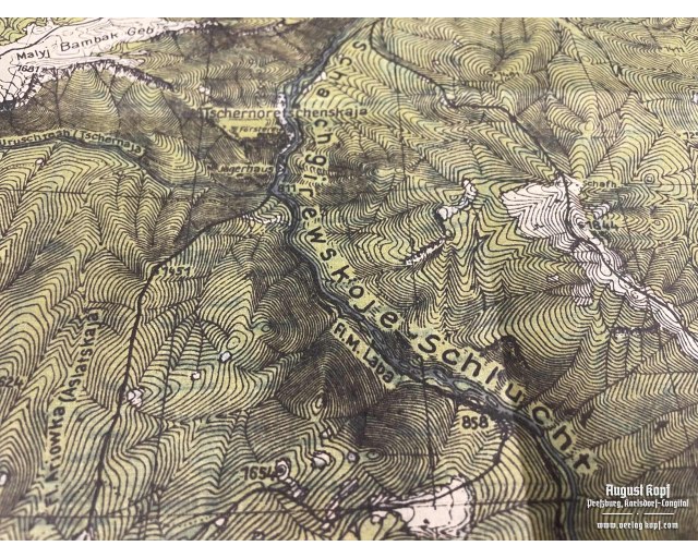 Sonderausgabe Heereskarte Maikop big set of 11 maps