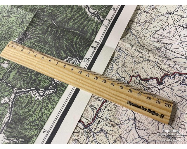 Sonderausgabe Heereskarte Maikop big set of 11 maps