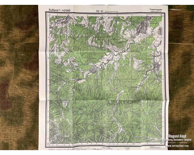 Sonderausgabe Heereskarte Maikop big set of 11 maps