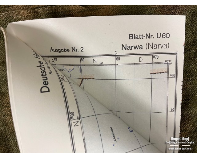 Deutsche Heereskarte Narwa