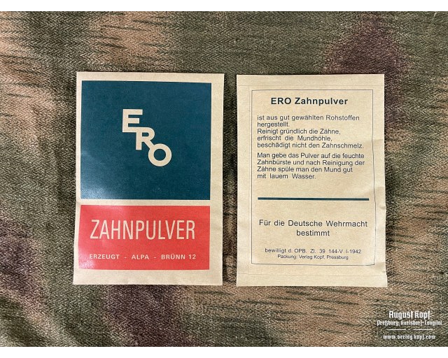 ERO Zahnpulver - toothpaste sack