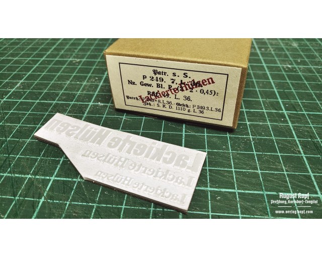 Rubber stamp: Lackierte Hülsen 3x sizes