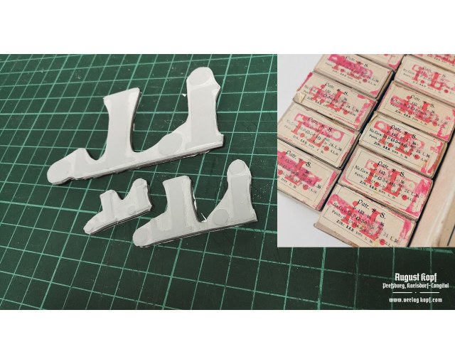 Rubber stamp: i. L. 3x sizes