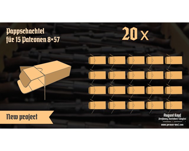 Tragschlaufe Kar98/MG early-war package of 20