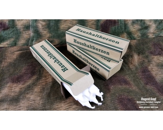 Haushaltkerzen - household candles 6pcs