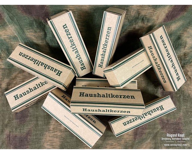 Haushaltkerzen - household candles 6pcs