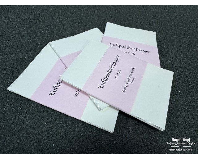 Luftpostbrief paper sheets 10pcs