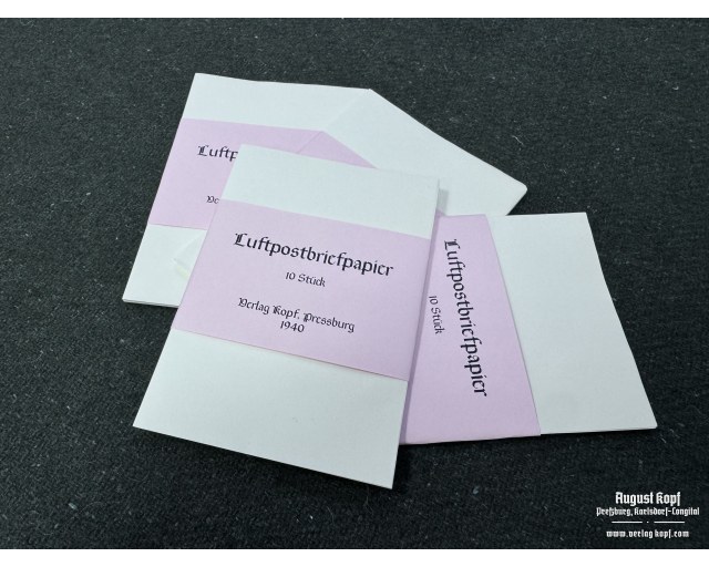 Luftpostbrief paper sheets 10pcs