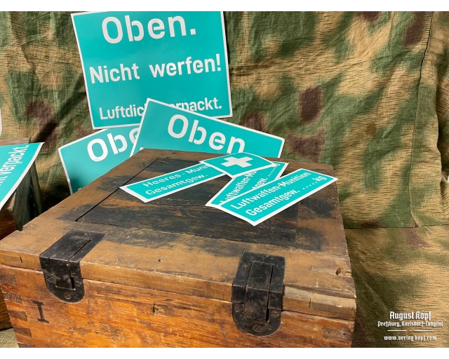 Stencil Oben Nicht Werfen LUFTDICHT