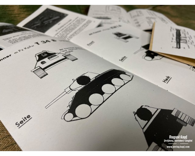 Panzerschreck booklet set 4pcs