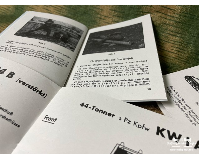 Panzerschreck booklet set 4pcs