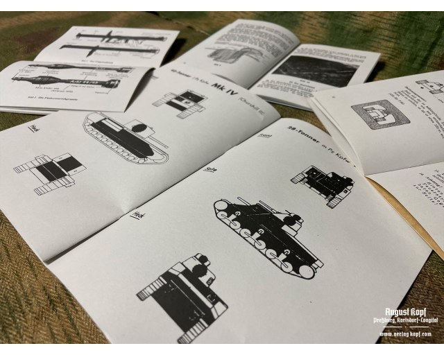 Panzerschreck booklet set 4pcs