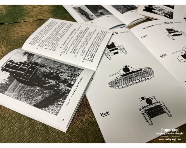 Panzerschreck booklet set 4pcs