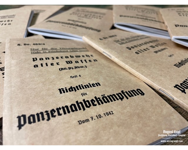 Richtlinien für Panzernahbekämpfung 1942