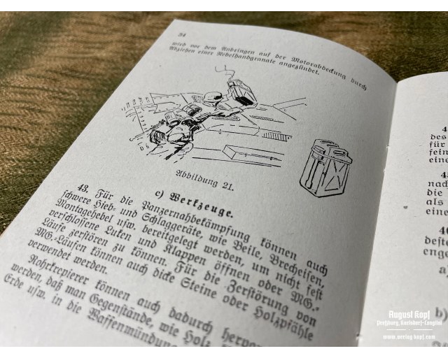 Richtlinien für Panzernahbekämpfung 1942
