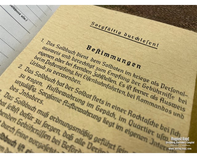 Soldbuch Wehrmacht Heer Group set 10x