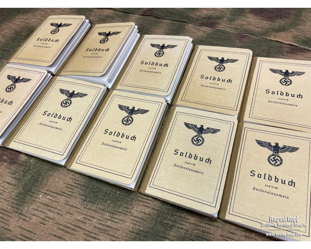 Soldbuch Wehrmacht Heer Group set 10x