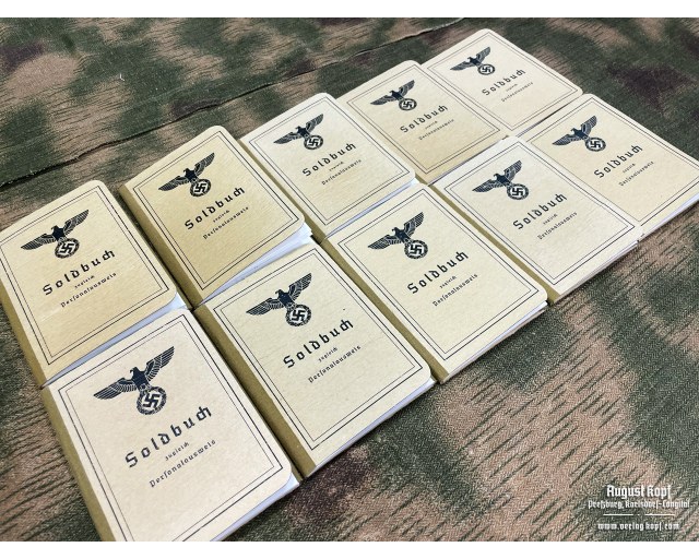 Soldbuch Wehrmacht Heer Group set 10x