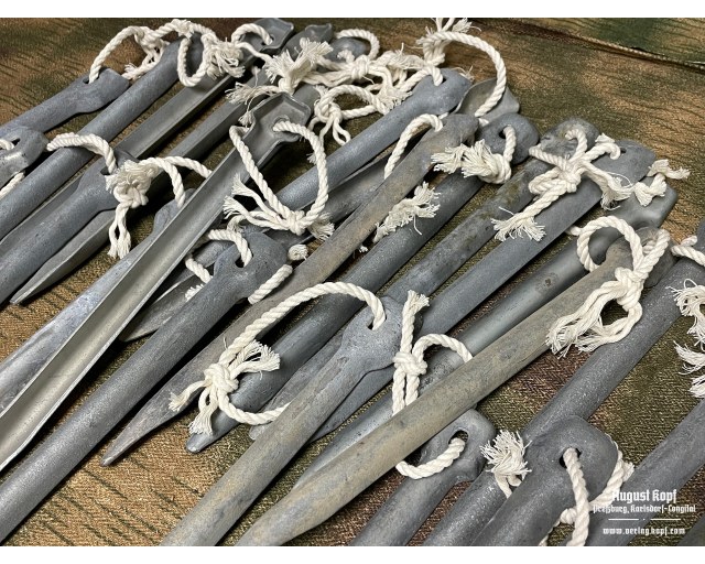 Postwar tent pegs as WW2 - single piece