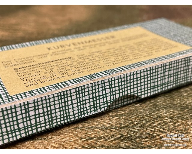 Kurvenmesser long - empty package