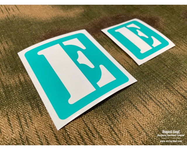 Stencil Ergänzungskasten E