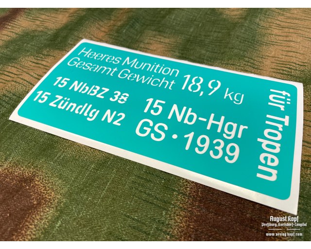 Stencil Nebelhandgranate 39 box