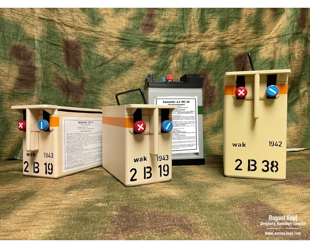 Radio battery Sammler 2 B 19 box