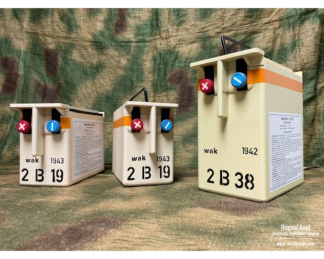 Radio battery Sammler 2 B 19 box