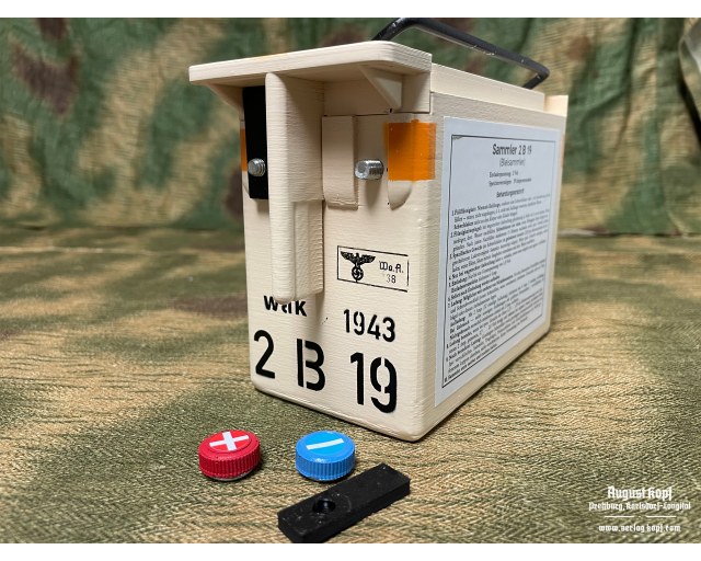 Radio battery Sammler 2 B 19 box