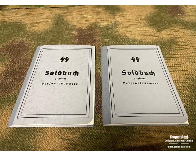 Soldbuch SS Group set 10x