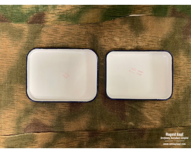 Medical enamel tins vintage